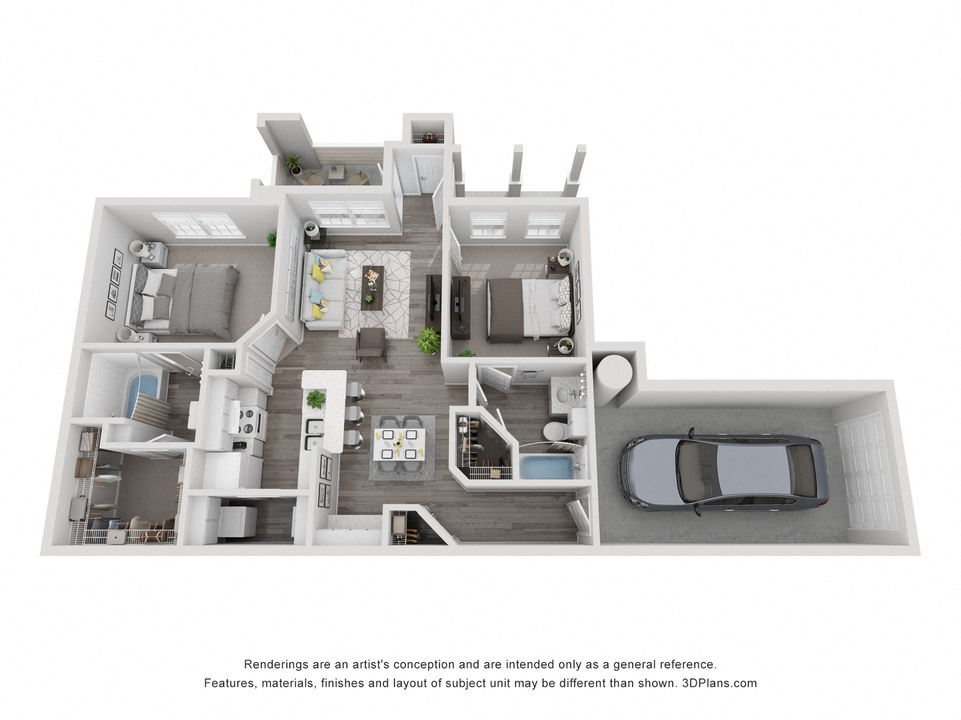 Floor plan layout diagram for Maple